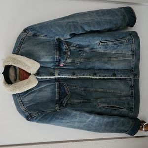 Mens Levi's Sherpa Trucker Jacket